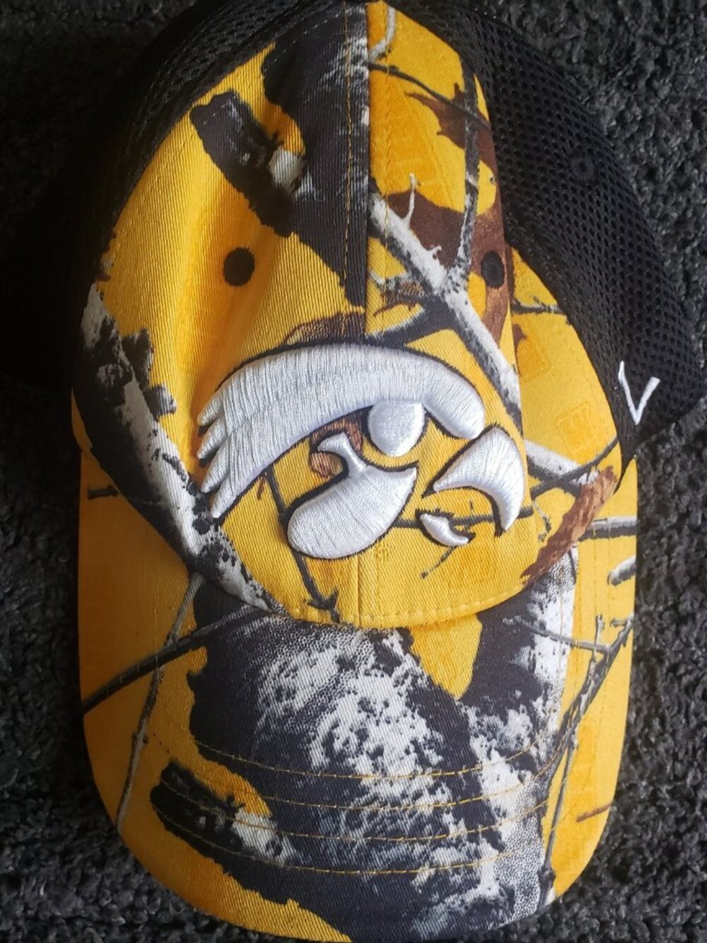 Zephyr Iowa Hawkeyes Tree Camo Hat Size L/Xl Sample Rare .
